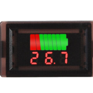 Voltímetro pantalla Digital LED de 4-100V